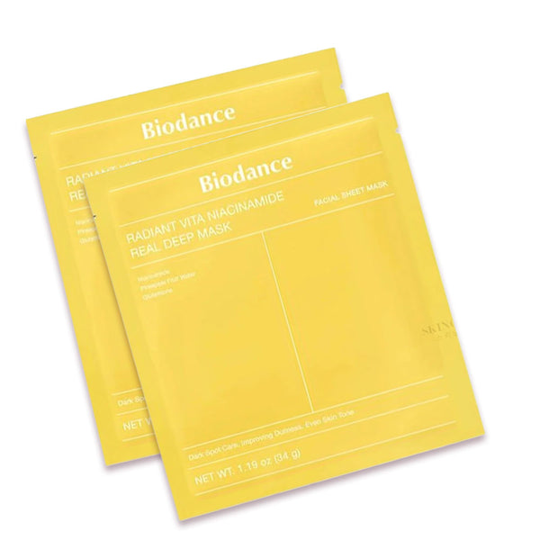 Biodance  Radiant Vita Niacinamide Real Deep Mask 2 Piecs