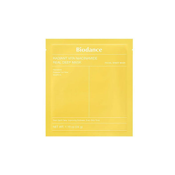 Biodance  Radiant Vita Niacinamide Real Deep Mask 1 Pc