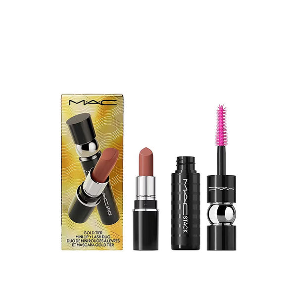 MAC Gold Tier Mini Lip + Lash Duo Gift Set