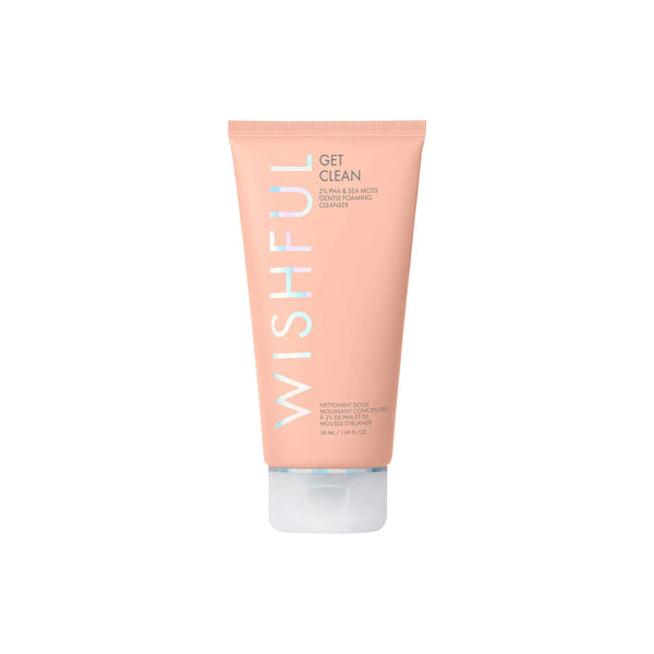 Huda Beauty- Wishful Get Clean 2% PHA & Sea Moss Gentle Foaming Cleanser 50ml