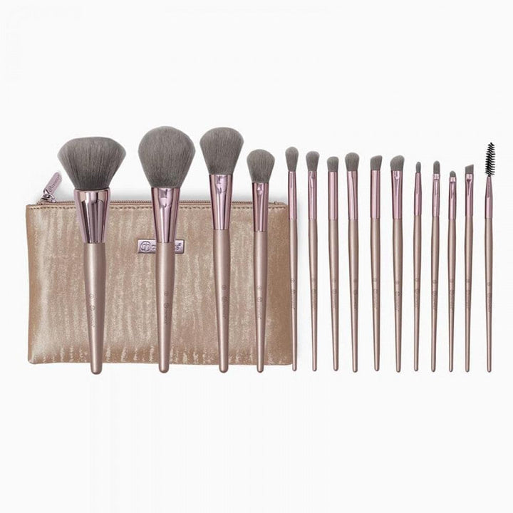 BH Cosmetics Lavish Elegance Brush Set - 15 Pieces with Cosmetic Bag - Makeup gallery 