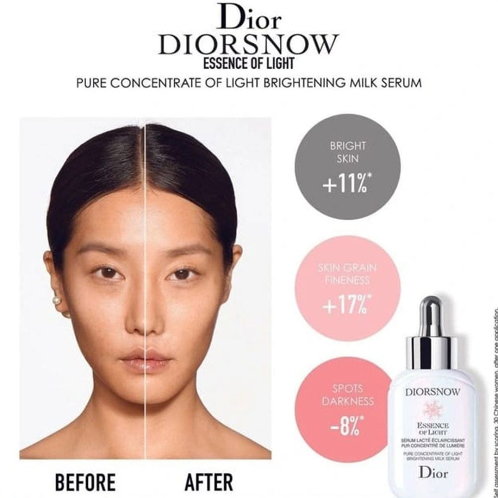 Diorsnow brightening hotsell milk serum review