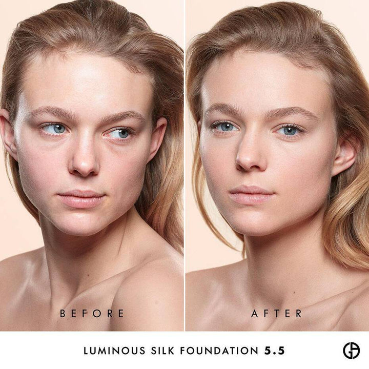 GIORGIO ARMANI-Luminous Silk Foundation, No. 5.5 Natural Beige - Brand hub pakistan