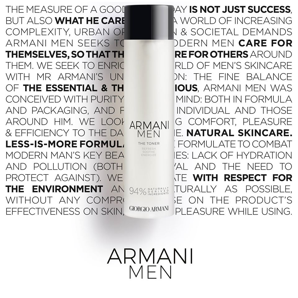 Giorgio Armani The Toner For Men 30ml Makeup gallery Makeup