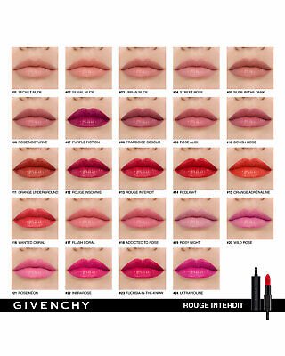 Givenchy rouge interdit 13 best sale