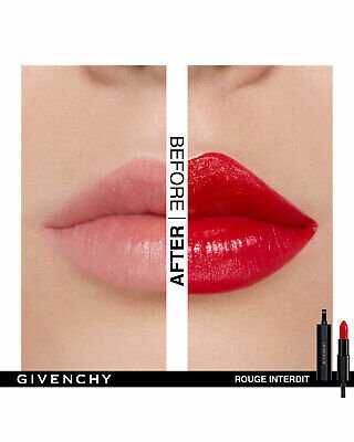 Givenchy Rouge Interdit Satin Lipstick - # 13 ROUGE INTERDIT - Brand hub pakistan