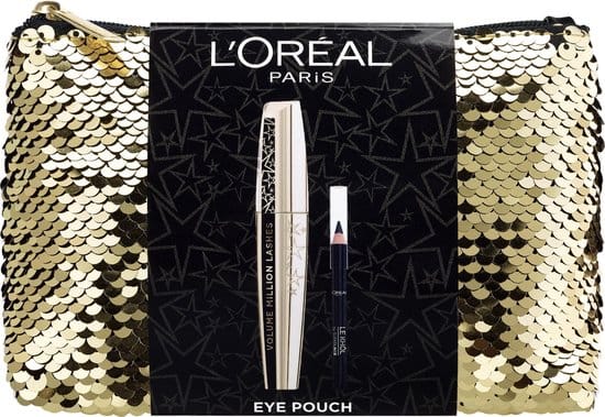 LOréal Paris Volume Million Lashes Mascara and Mini Super Liner Le Khol Eye Pencil Gift Set - Makeup Gift Set - Brand hub pakistan