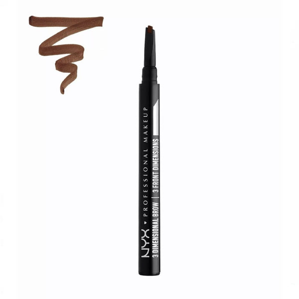 NYX 3 Dimensional Brow Sourcil 3D Pencil - Soft Brown